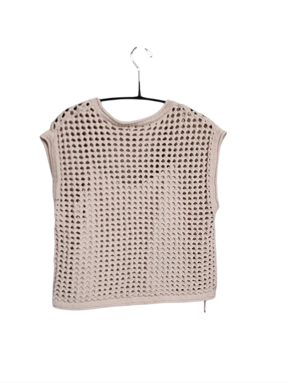 Steve Madden Top S Crocheted Crop Cami Granola Indie Boho Festival - Picture 2 of 3